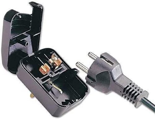 Grounded european schuko to - eu,