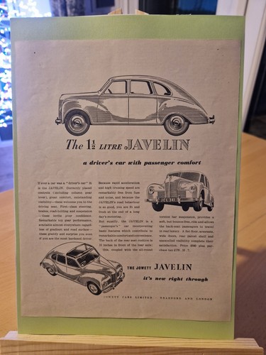 Original 1947 jowett javelin - original,