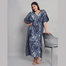 Indian Blue Floral Print