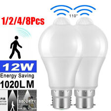 PIR Motion Sensor B22 LED Lamp Smart Bulb Globe Auto ON/OFF Energy Saving Light