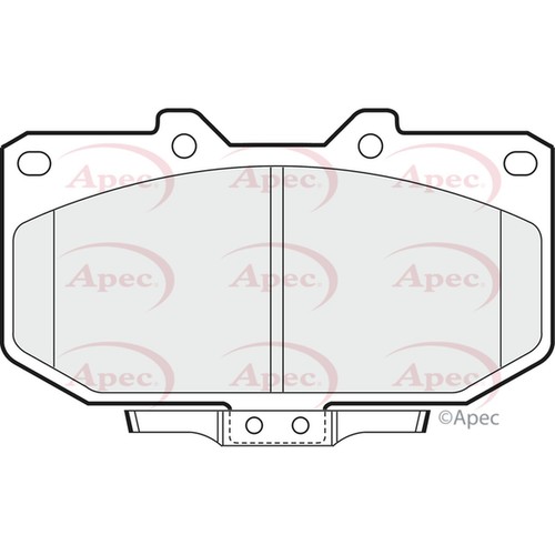 Brake pads set - for, nissan