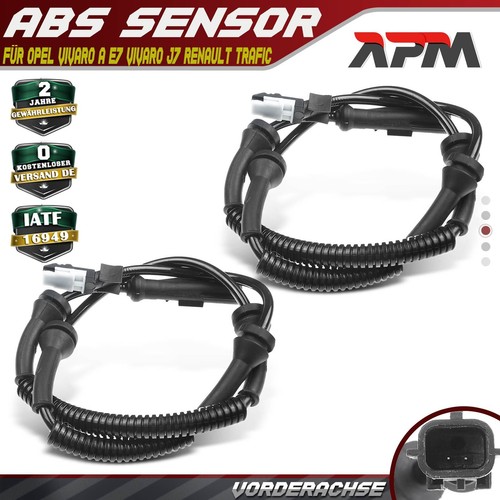 Abs sensor front axle - 2x, for
