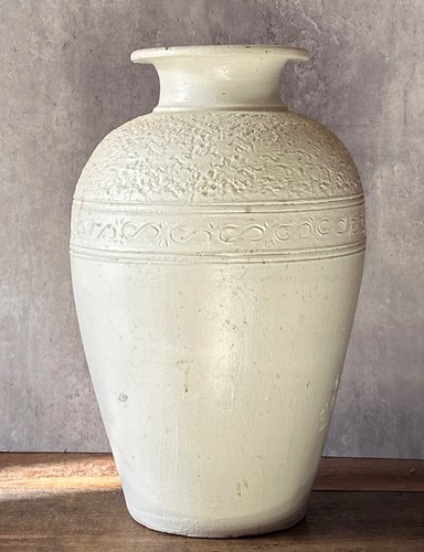 Large vintage terracotta vase - large,