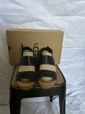 UGG Real Leather Wedge Sandals
