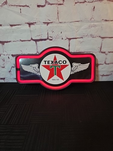 Vintage style texaco neon - texaco, led