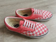 VANS Pink And White Checkerboard Trainers Women’s Ladies UK 6 EU 39