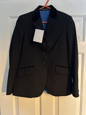 Harry Hall Navy Blue Wool Showing Jacket Light Weight Junior/child