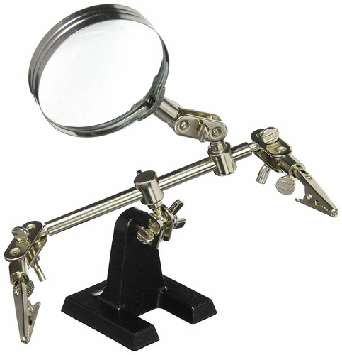 Helping hands soldering clamps