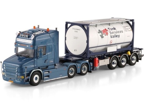 Scania torpedo trailer 20ft - scania,