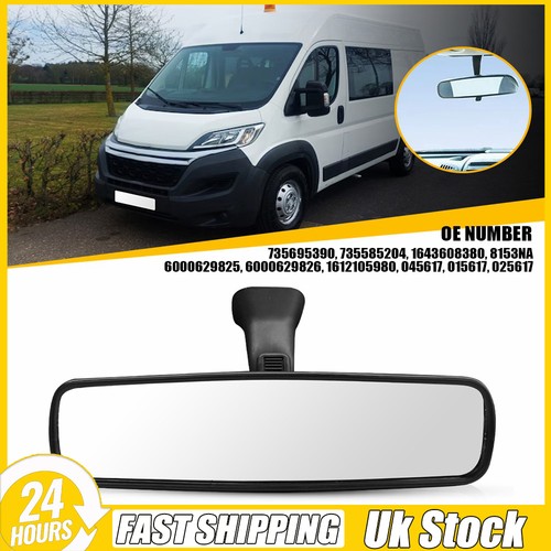 1pcs black interior rear view - 1pcs,