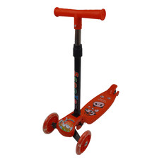 3 Wheel Kids Scooter Child Kick Flashing LED Light Up Push Adjustable