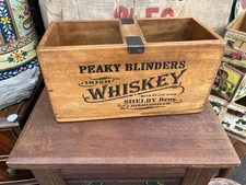 SMALL PEAKY BLINDERS STORAGE BOX CRATE MADE FROM RECLAIMED TIMBERS 30x14x16cm