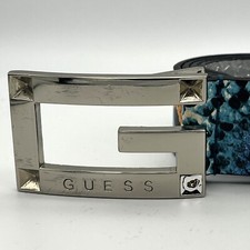 Guess Belt Faux Snakeskin -
