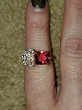 BOGO Size 7 nwt rose gold ruby