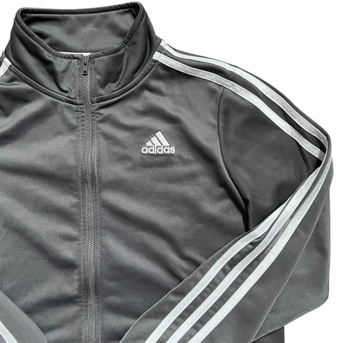 Adidas gray track jacket - adidas, kids
