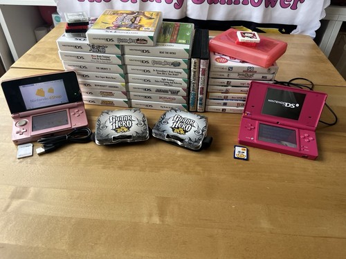 Pink nintendo 3ds dsi bundle - pink,