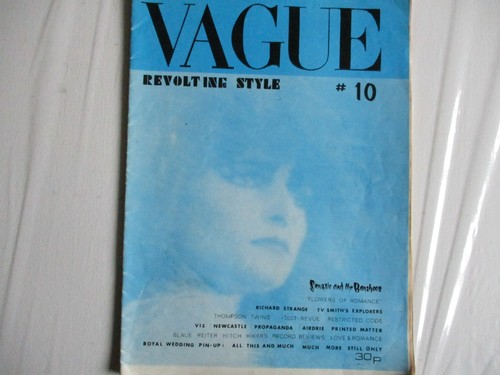 Vague rare punk fanzine - vague,