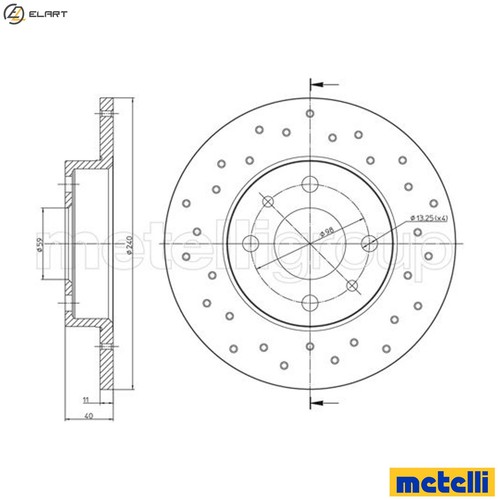 Brake disc 1410fc for - brake,