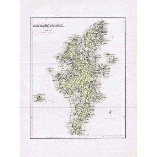 Shetland islands coloured - islands,