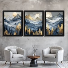 Mountain Wall Art Set of 3