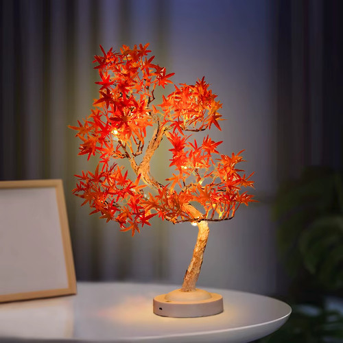 Artificial maple leaf red tree - artificial,