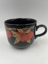 Large Kilncraft Mug With Red Apple Design H 9.5cm D 10.5cm Retro Vintage England