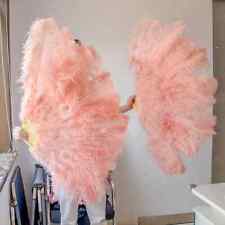 13 Bone Ostrich Feather Fan