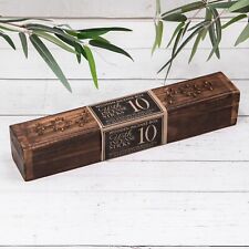 Wood Incense Box Burner Joss