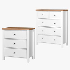 White Chest of Drawers Oak
