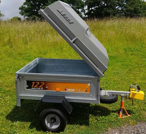 Erde 122 galvanized trailer - erde,