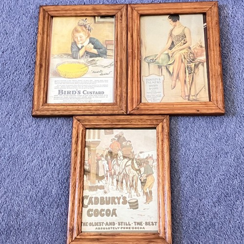 Vintage framed advertising - vintage,