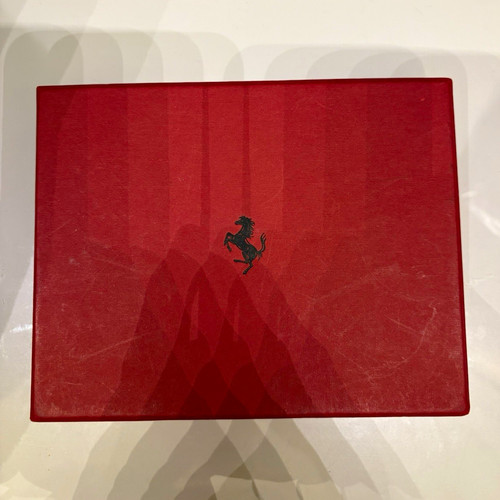 Ferrari men black - ferrari, leather