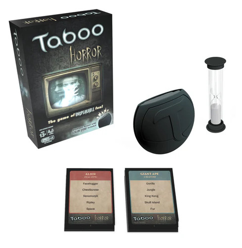 Taboo horror card game - taboo,