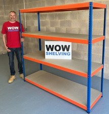 WOW300 kg Warehouse Racking Shelving Extra Heavy Duty Storage Garage Workshop