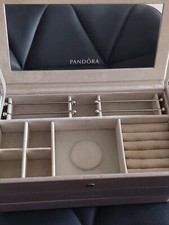 Pandora Limited Edition Jewellery Box With 2 Stackable Trays (Makes 3 Tier Box)