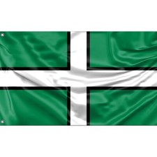 Devon County Flag, United Kingdom I Unique Design, 3x5Ft/90x150 cm, EU Made