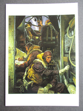 Postcard WW2 Interior of a