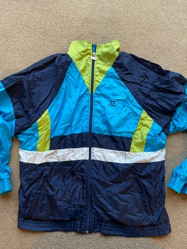 Vintage leopard track jacket - leopard,