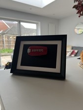 Framed Ferrari Key Fob + Personalisation Area Underneath
