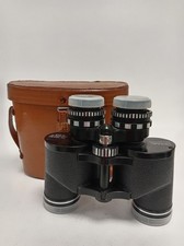 Vintage Octra 7x-12x40 Zoom Binoculars with Leather Case Bundle