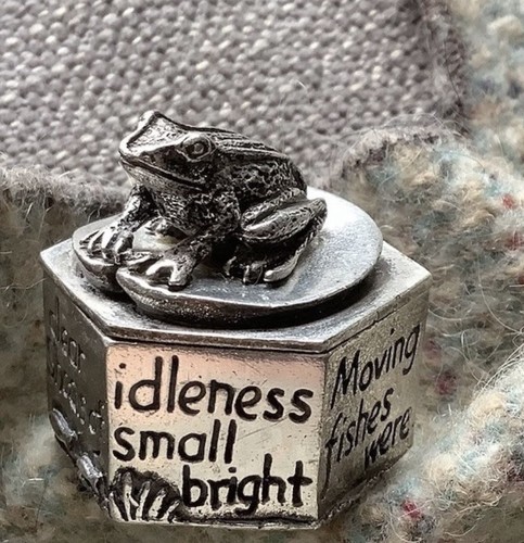 Silver scenes frog - frog,