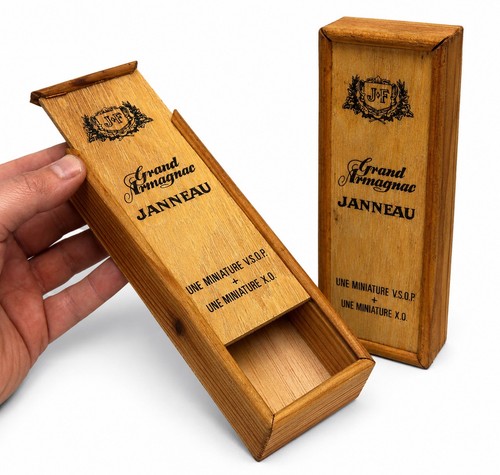 Pair vintage wooden janneau - of,