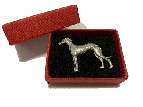 Greyhound racing silver pewter - greyhound,