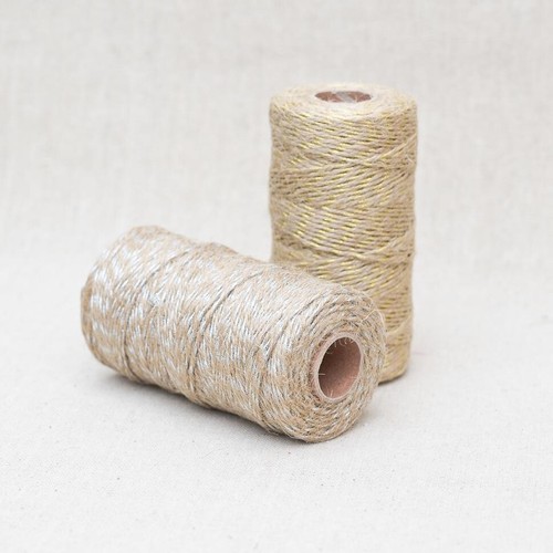 Metallic jute 2mm rope - rope, cord
