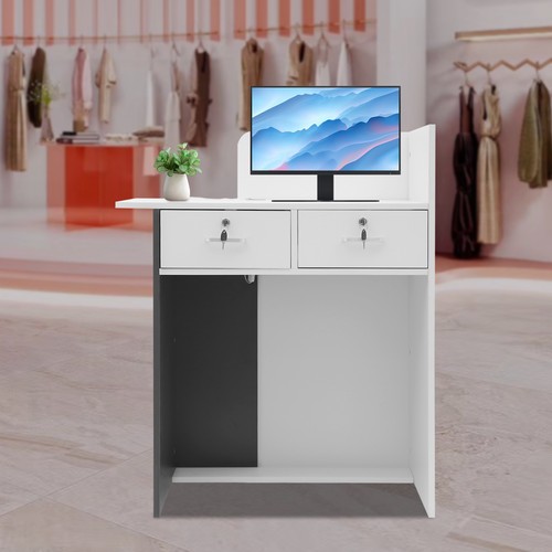 Modern front desk reception - front,
