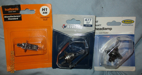 Headlamp bulbs h1 448 - x,