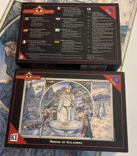 Ice middle earth - jigsaw, puzzle