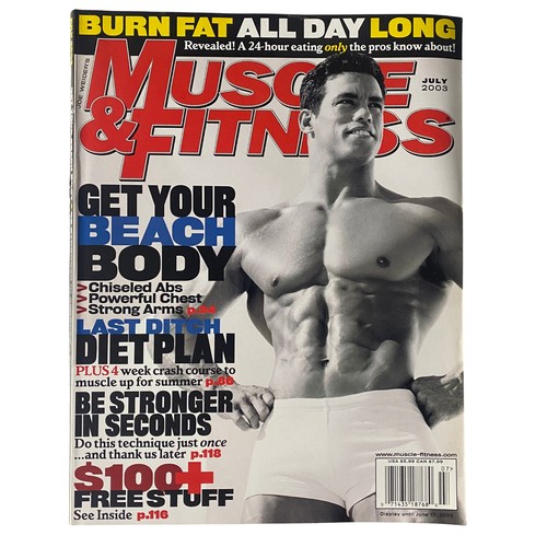 Muscle fitness magazine july - fitness,