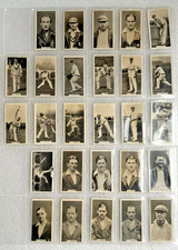 1928 J. Millhoff 'Famous Test Cricketers' - Full Set of 27 Cigarette Cards