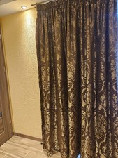 Beautiful Curtains  Brown  W 80 Inc L 80 Inc